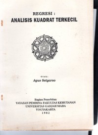 Regresi Analisis Kuadrat Terkecil