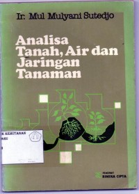 Analisa Tanah Air & Jaringan Tanaman