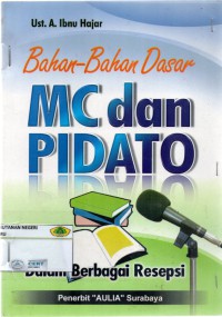 bahan- bahan mc dan pidato : dalam berbagai resepsi