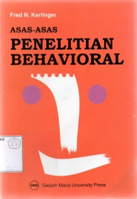 Asas-Asas Penelitian Behavioral