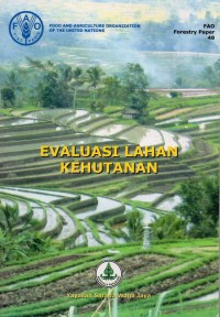 Evaluasi lahan Kehutanan