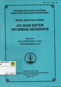 Modul Mata Pelajaran : Aplikasi Sistem Informasi Geografis