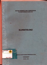 Bahan Ajar: Klimatologi