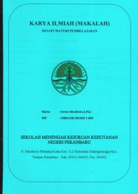 Desain Materi Pembelajaran (karya ilmiah)