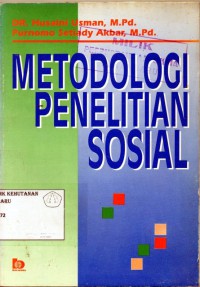 Metodologi Penelitian Sosial