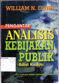 Pengantar Analisis Kebijakan Publik