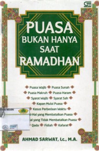 Puasa bukan hanya saat ramadhan