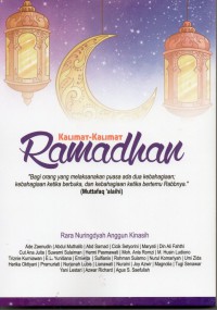 Kalimat- Kalimat Ramadhan