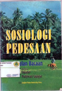 Soiologi Pedesaan ( suatu pengantar)