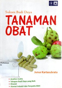 Sukses Budidaya Tanaman Obat