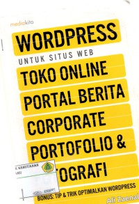 wordpress untuk situs web toko online portal berita corporate portofolio & fotografi