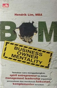 Image of B.O.M. Business Owner Mentality