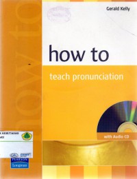 Image of How to Teach Pronunciatoin with audio CD
