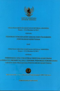 Image of Peraturan Menteri Kehutanan Republik Indonesia Nomor:P.35/Menhut-II/2012 Tentang Pedoman Pemanfaatan Sarana dan Prasarana Penyuluh Kehutanan dan Peraturan Menteri Kehutanan Republik Indonesia Nomor:P.23/Menhut-II/2013 Tentang Perubahan Atas Peraturan Menteri Kehutanan Nomor P.35/Menhut-II/2012 Tentang Pedoman Pemanfaatan Sarana dan Prasarana Penyuluhan Kehutanan