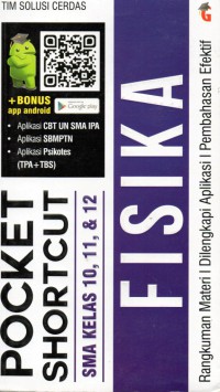 Image of Pocket Shorcut SMA kelas 10,11,12 FISIKA rangkuman materi dilengkapi aplikasi 1 pembahasan efektif