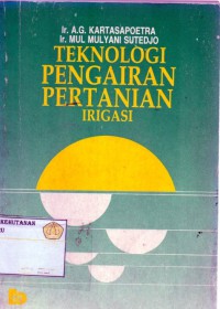 Image of Teknologi Pengairan Pertanian Irigasi