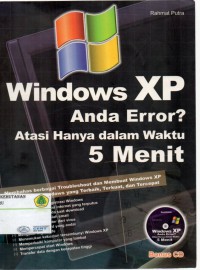 Image of Windos Xp Anda Error? Atasi Hanya Dalam  Waktu 5 Menit